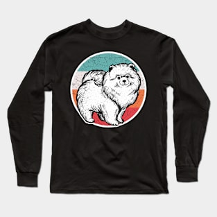 Vintage Retro Pomeranian Long Sleeve T-Shirt